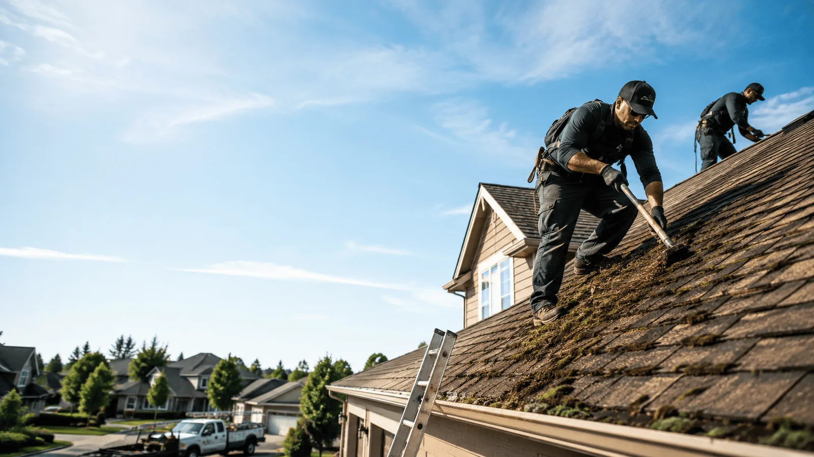 Roof Moss Removal in Larsen, WI near me